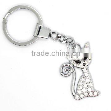 Personalised Fashion Cute Cat Shaped Keychain photo-4