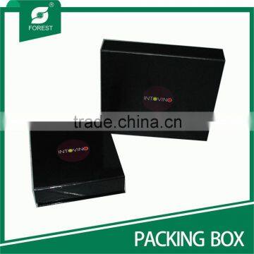 FOLDED PACKING BOX WITH MATT LAMINATION JEWELRY PACKING BOX photo-6