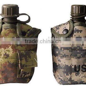US Army Water Bottle Military Water Canteen Army Canteen Soldier Canteen 3 Piece 1 Quart Canteen Kit With Cover & Aluminum Cup photo-3