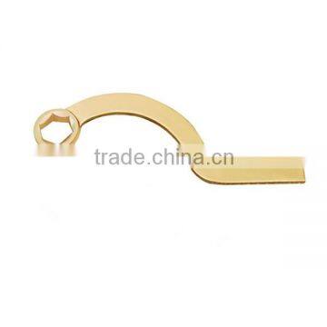 Wrench,non sparking single bent box wrench