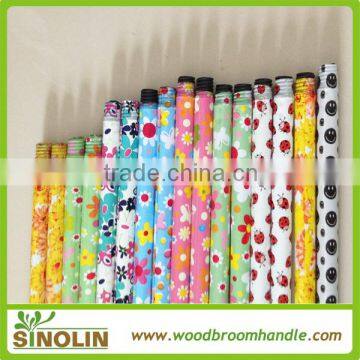 China Flower Pvc Coated Broom Metal Handle for Cleaning Quality Choice photo-3