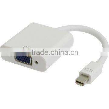 Thunderbolt DP cable Mini Displayport DP to 15pin VGA cable AV TV Converter Adapter for thinkpad x1 Mac