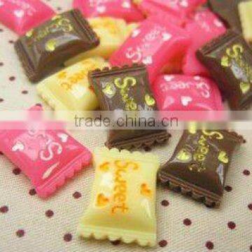 wholesale Kawaii flat back resin candy craft