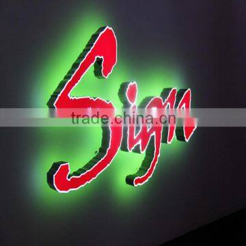 3D lighting acrylic mini LED channel letter sign