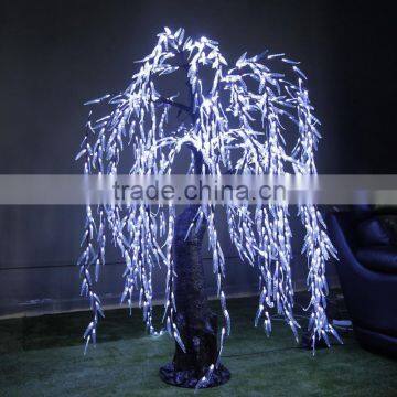 1.8m White Simulation Christmas Weeping Willow Tree Light