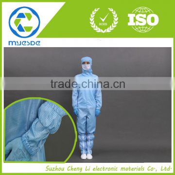 ESD garments/cleanroom work uniform/0.5mm gridding fabric