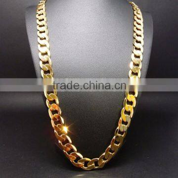 China factory wholesale 2015 new fashion necklaces jewelry gold plated chains with matching gold bracelet jewelry