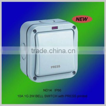 ND Series Newest Water Proof Switch/Electrical Switch/Weatherproof Wall Switch