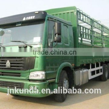 Low price high quality Sinotruk howo Cargo Truck 336hp for Angola