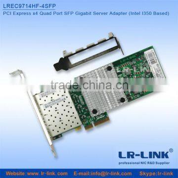 Quad Port SFP Gigabit Ethernet PCI Express Server Adapter Intel 82580 based