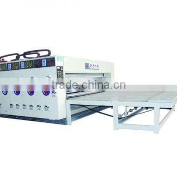 Corrugated Paper Box Flexo Multi-color Printing and Slotting Machine