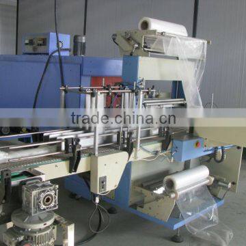 Automatic color film shrink wrapper and tunnel