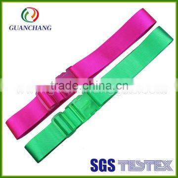 colorful cheap custom luggage strap wholesale, luggage inside strap buckle, luggage strap wheels