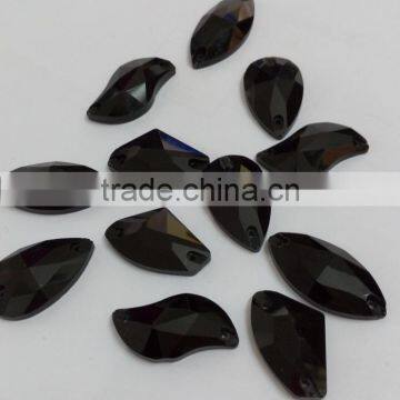 high quality sew-on glass crystal