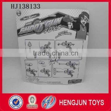 Shantou Interesting Plastic Table Tennis Toy Gun With Frisbee, Gyro for Sale photo-3