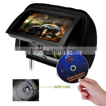 Headrest Dvd Player With 9 Inch1080P Touch Screen HDMI FM IR USB SD 32BIT Wireless Game photo-6