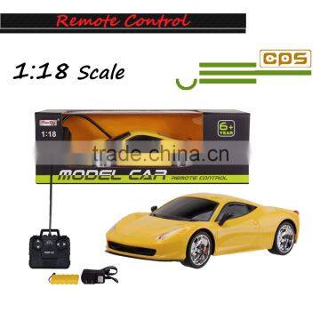 Beautiful 1:18 RC car with normal controller and lights