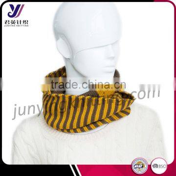 Up to date acrylic knitted infinity scarf loop pashmina scarf factory wholesale sales (accept custom)