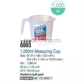250 500 1000 ml Best PP plastic measuring cup with handle for cooking with clear scale kitchenware tools measurement instrument