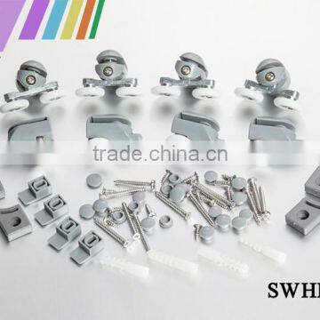 double roller sliding shower door