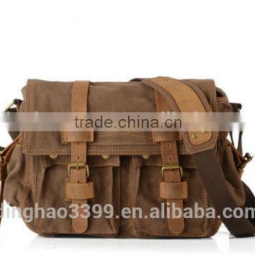 Vintage style messenger bag Shoulder Military Sling Hiking Bag men's travel bag