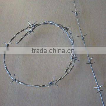 Good quality galvanized barbed wire fencing/ Barbed Wire Roll Price Fence