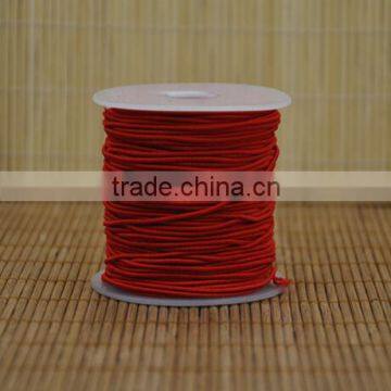 Black Thin Elastic Round Cord photo-2