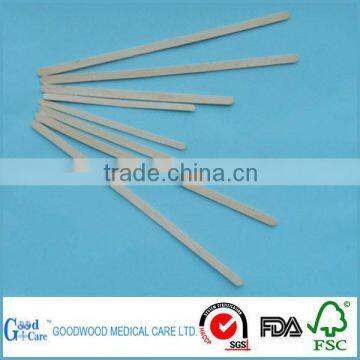 disposable wooden coffee stirrer with different sizes