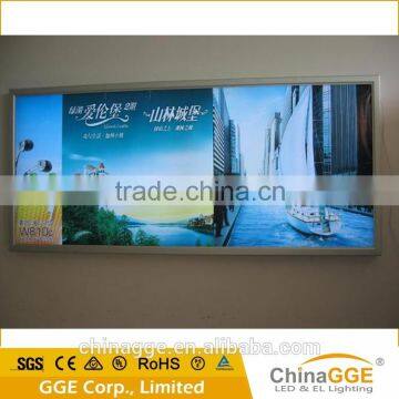 Single sided backlit panel aluminum profile light box for outdoor equipments