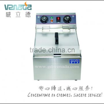 Electric ventless deep fryer