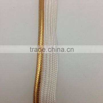 garment decoration lurex piping cord/gold and silver polyester bias tape                        
                                                Quality Choice