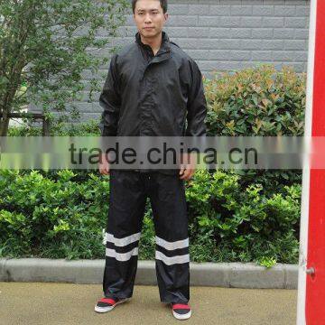 En471popular Raincoat With Reflective Strips Factory Eflective Traffic Fluoescent Unisex Raincoat Emergency Raincoat With Lining photo-6