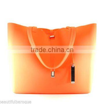 Candy Color Jelly Shoulder Bag For Women Silicon Beach Bag
