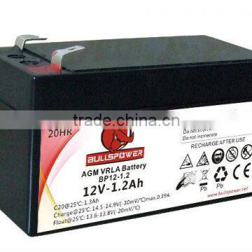 SMF/AGM/SLA/VRLA batteries in China 12v1.2ah