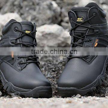 high quality fashion hiking boots black army military boots