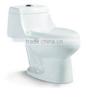 Super flush siphonic one piece water closet WC toilet bowl sanitary ware popular toilet GC-2008