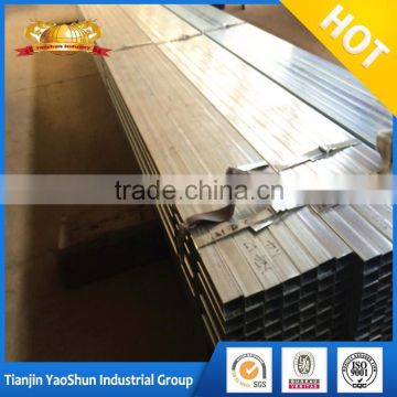 Tianjin big mill pre galvanized square tube iron fence