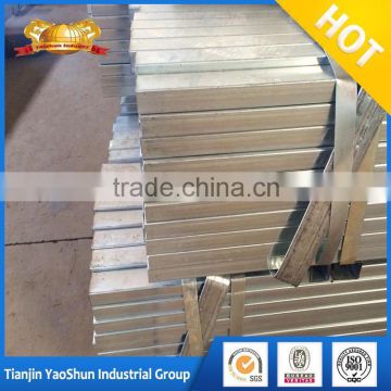 ASTM standard zinc plated rectangular steel pipe/tube/pre galvanized square hollow section 40*40*1.8mm