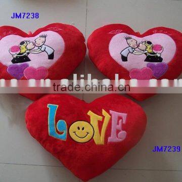 JM7238 heart shape pillow, valentine pillow, valentine toys