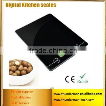 Tempered glass 5kg Digital weighing kitchen scale for food,fruit,vegetable