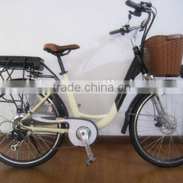 Wuxi Riches Cheap City Lady Aluminium Case Lithium Battery Electric Bikes Electric Bicycle (Model CTB430U)