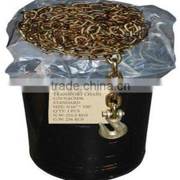 Hot sell welded chain G70 chain transport chain, chinli chain