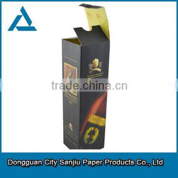 customized cardboard red wine box wine paper giftbox