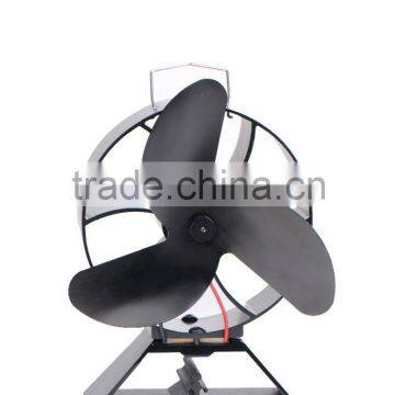 2017 VODA New design 3 black blade wood stove fan ecofan