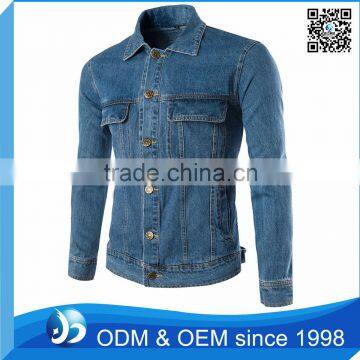 Custom Classic Mens Denim Jacket