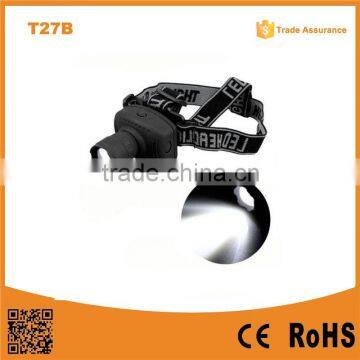 T27B adjustable Zoomable Head Torch Light To Bike For Camping Hunting Fishing