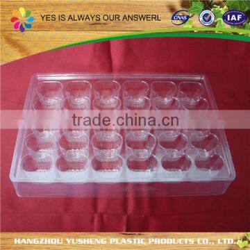 Recycling and non-toxic egg packaging tray plastic