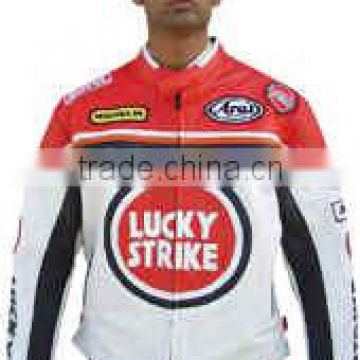 Dl-1258 Leather Motorbike Jacket