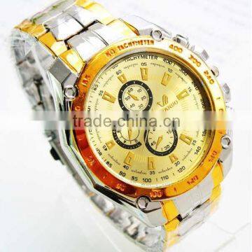 stainless steel back band wirst watches mens