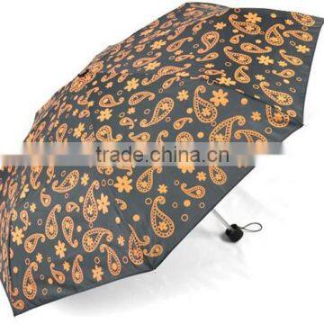 Aluminium Shaft 3 Folding Panels Print Full Color Logo Umbrellas photo-5